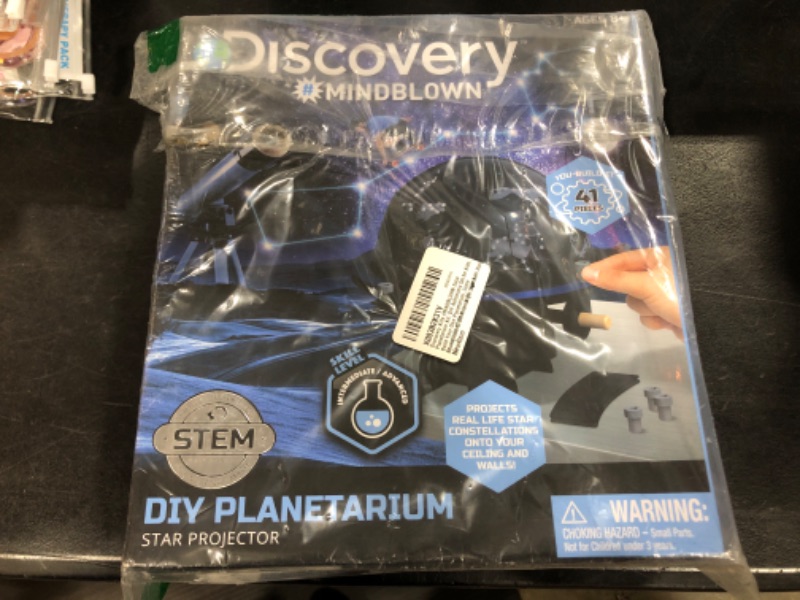 Photo 2 of Discovery Kids #MINDBLOWN Solar Planetarium Kit, DIY Astronomy Set for Kids, Build Your Own Planetarium, Learn Constellations, Bedroom Night Light with Stars, Educational STEM Science Set, Age 8+