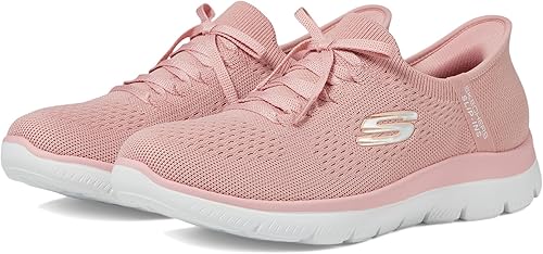 Photo 1 of Skechers Women's Hands Free Slip-INS Summits Sneaker, Rose=ROS, 6.5 Wide