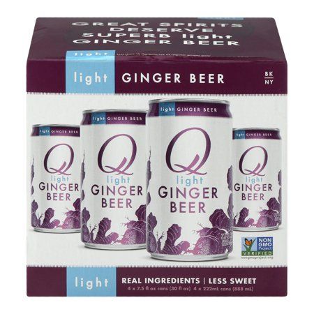 Photo 1 of Q Drinks - Ginger Beer Light - Case of 6 - 4/7.5 FZ // bb 01/12/26