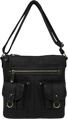 Photo 1 of Bueno of California Oil Washed Faux Leather Shoulder, Black
