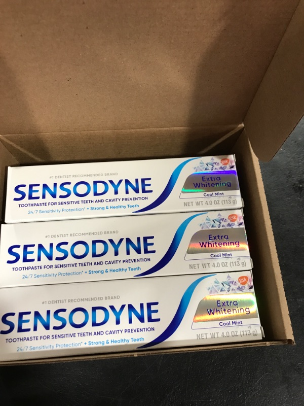 Sensodyne Extra Whitening Sensitive Teeth and Cavity Prevention