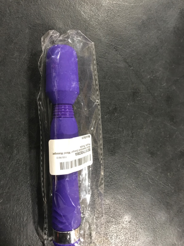 Photo 3 of Wand Essentials Compact Wand Massager, Purple, Purple