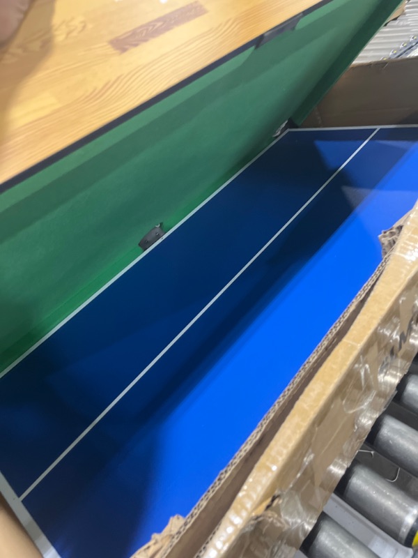 View 4 of SereneLife Multi Game Table, 48" Sports Arcade Games with Accessories, Ping Pong, Hockey, Pool Billiards, Soccer Foosball All in One, for Indoor and Outdoor, Family, Kids and Adults 47"L x 24"W x 32"H
