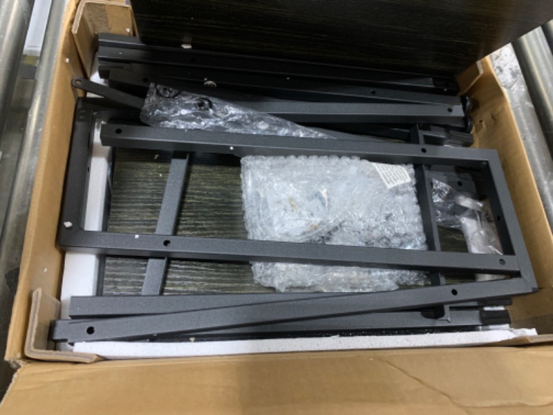 Photo 1 of Furologee 5 Tier Bookshelf, Ladder Shelf with Drawer, Tall Bookcase Corner Shelf, Narrow Shelf Industrial Display Standing Units for Home Office, Living Room, Bedroom, Kitchen, Black Oak