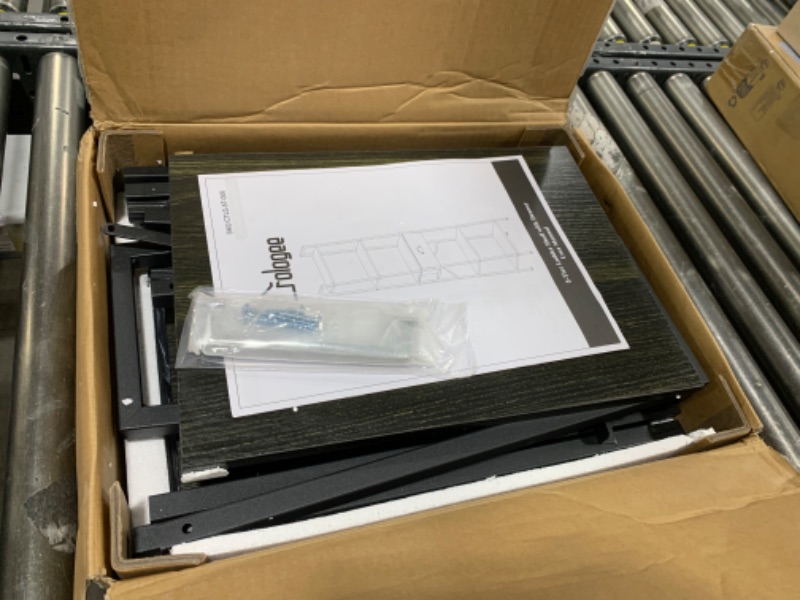 Photo 1 of Furologee 5 Tier Bookshelf, Ladder Shelf with Drawer, Tall Bookcase Corner Shelf, Narrow Shelf Industrial Display Standing Units for Home Office, Living Room, Bedroom, Kitchen, Black Oak