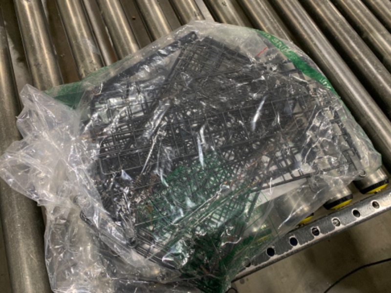 Photo 1 of X-cosrack Over The Door Organizer,4 Tier Hanging Storage Rack Behind The Door for Wall, Detachable and Foldable Wall Mount Steel Metal Basket with Hooks (Black)