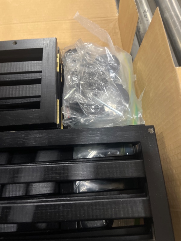 Photo 1 of Bamboo Under Bed Storage Containers- Underbed Organizer with Wheels with Large Capacity Dust Bag,Sturdy Wood Rolling Under Bed Shoe Storage Organizer Drawer 2 Packs (Black, Small)