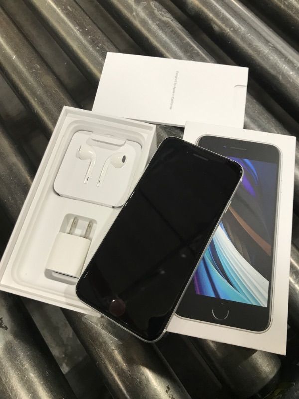 Photo 2 of Apple iPhone SE (64GB, White) [Carrier Locked], Carrier Subscription, CRICKET WIRELESS