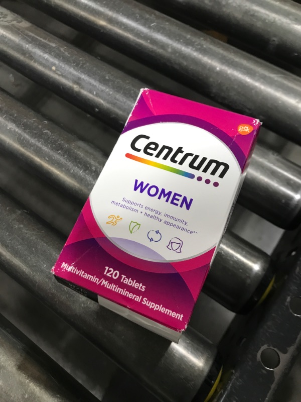 Photo 2 of  Centrum Women Multivitamin-Multimineral Tablets 120 Tablets, BEST BY 01 2026