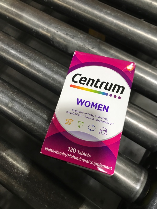 Photo 2 of  Centrum Women Multivitamin-Multimineral Tablets 120 Tablets, BEST BY 01 2026