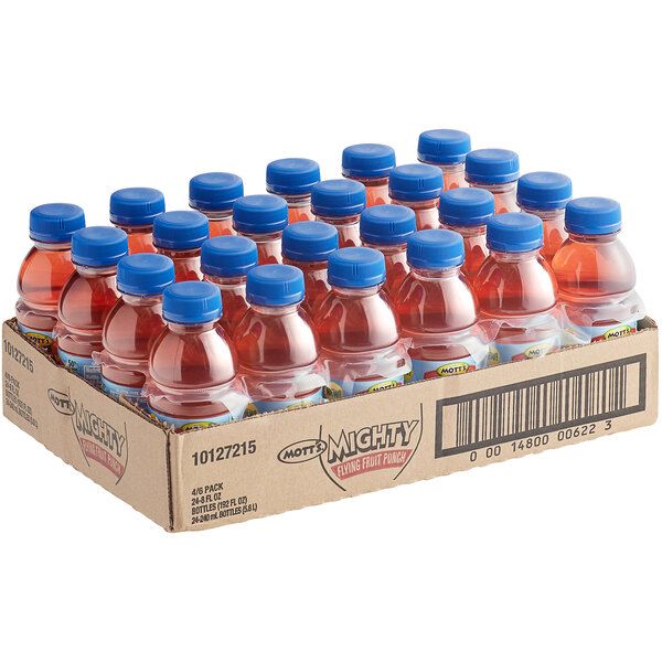 Photo 1 of Mott's Mighty Flying Fruit Punch 8 fl. oz. - 24/Case, BEST BY 02 DEC 2024