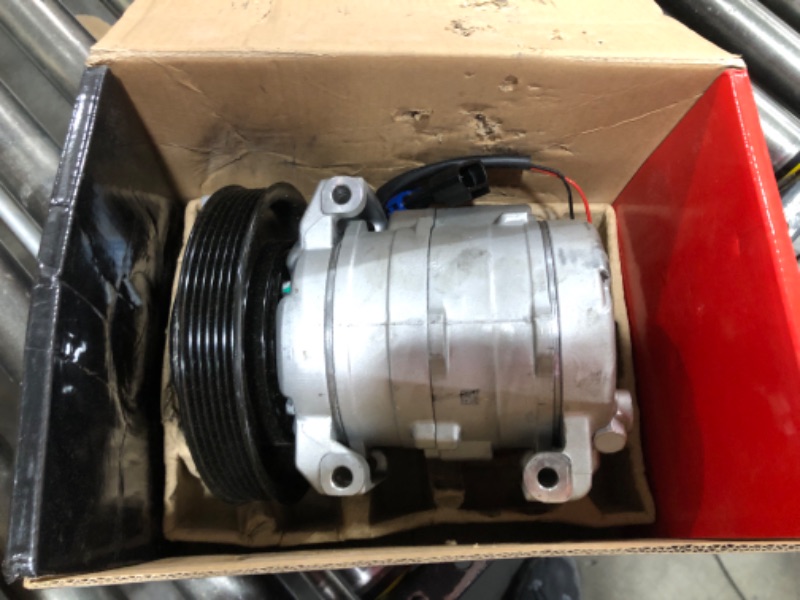 Photo 2 of A-Premium Air Conditioner AC Compressor with Clutch Compatible with Freightliner Cascadia 2011-2017, Columbia 2015-2018 & Western Star 3700, 3800, 4700SB, 4700SF, 4900EX, For 6 Grooves (Not 8 Grooves)