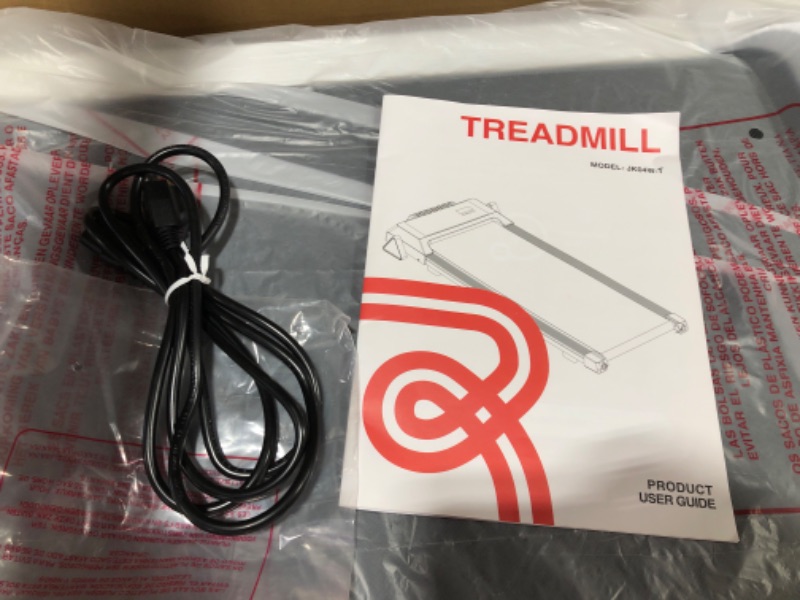 Photo 1 of Rellysport Walking Pad with Incline - Under Desk Treadmill for Home Office - 2.25HP Inclined Treadmills with Remote Control, LED Display, 265lbs Weight Capacity, White