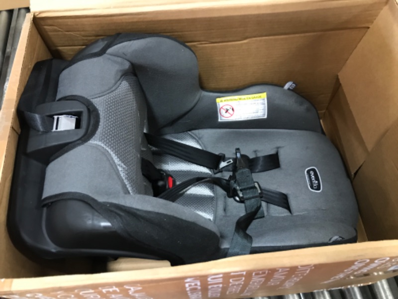 Photo 2 of Evenflo Tribute LX 2-in-1 Lightweight Convertible Car Seat, Travel Friendly (Saturn Gray)