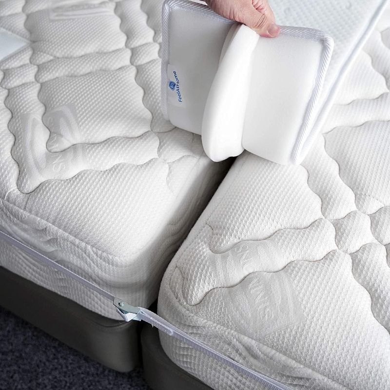 Photo 1 of  FeelAtHome Twin to King Bed Converter Kit - Bed Bridge - Twin Bed Connector King Maker - Twin & Twin XL Bed Connector to King - Twin Bed Mattress Connector Bridge - King Bed Conversion Kit (8" Class) 