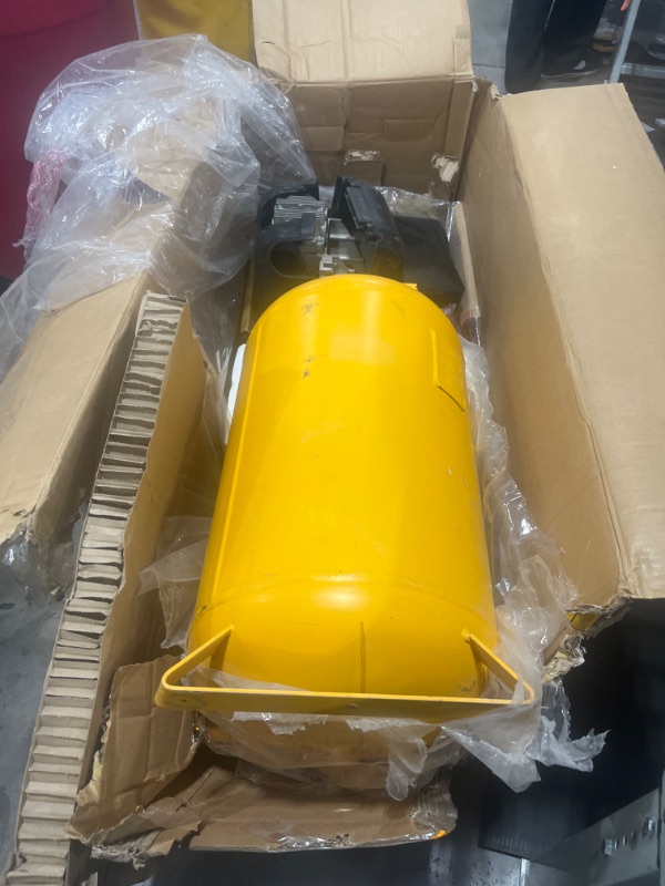 Photo 2 of DEWALT Vertical Portable Compressor, 1.9 Hp 200 Psi Oil Free High Pressure Low Noise (D55168) --- ***PARTS ONLY***