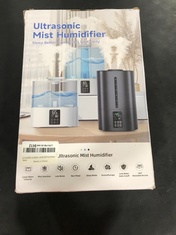 Photo 1 of 6L Humidifiers for Bedroom Large Room Home