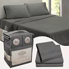 Photo 2 of Abeero Home Grey Twin Sheet Set Boys Bed Set Teen Girl Bedding Set - 1800 Luxury