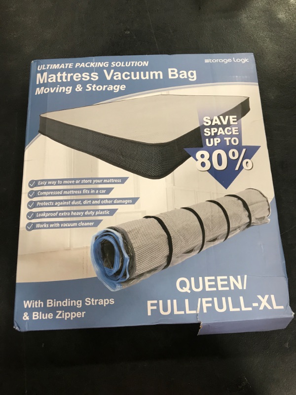 Photo 2 of (Queen/Full/Full-XL) Mattress Vacuum Bag for Moving