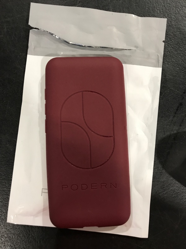 Photo 2 of PODERN OMNIPOD 5 CASE - Designed to Protect in Soft Silicone with Matte Finish (Burgundy)