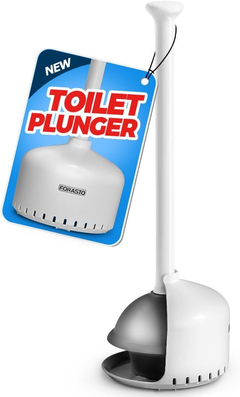 Photo 1 of (Forasto)- Toilet Plunger With Holder 