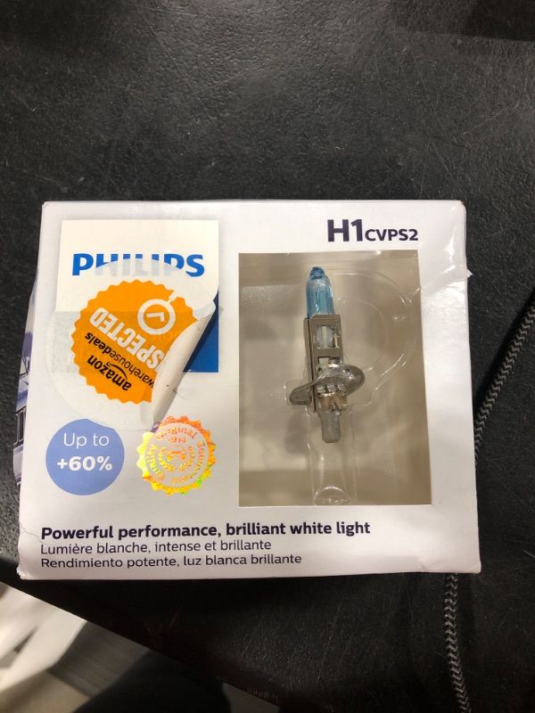 Photo 1 of Philips automotive lighting H1 CrystalVision Platinum Upgrade Headlight Bulb, Pack of 2