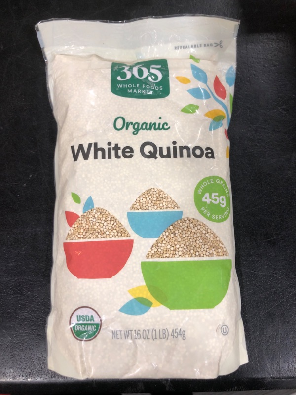 Photo 2 of 365 by Whole Foods Market, Organic White Quinoa, 16 Ounce BB 10.03.24