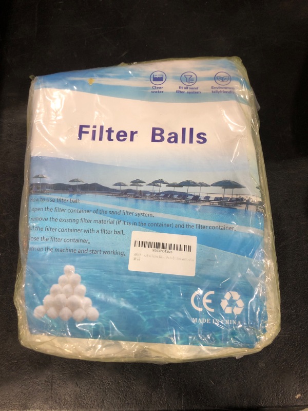 Photo 2 of 1.5Lb Pool Filter Balls Pool Filter Media for Swimming Pool Sand Filters (Equals 50 lbs Pool Filter Sand)