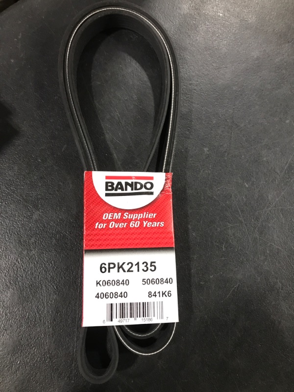 Photo 2 of Bando USA 6PK2135 OEM Quality Serpentine Belt