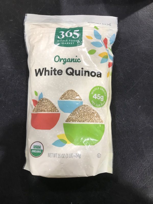 Photo 1 of 365 by Whole Foods Market, Organic White Quinoa, 16 Ounce // BB 10-2024