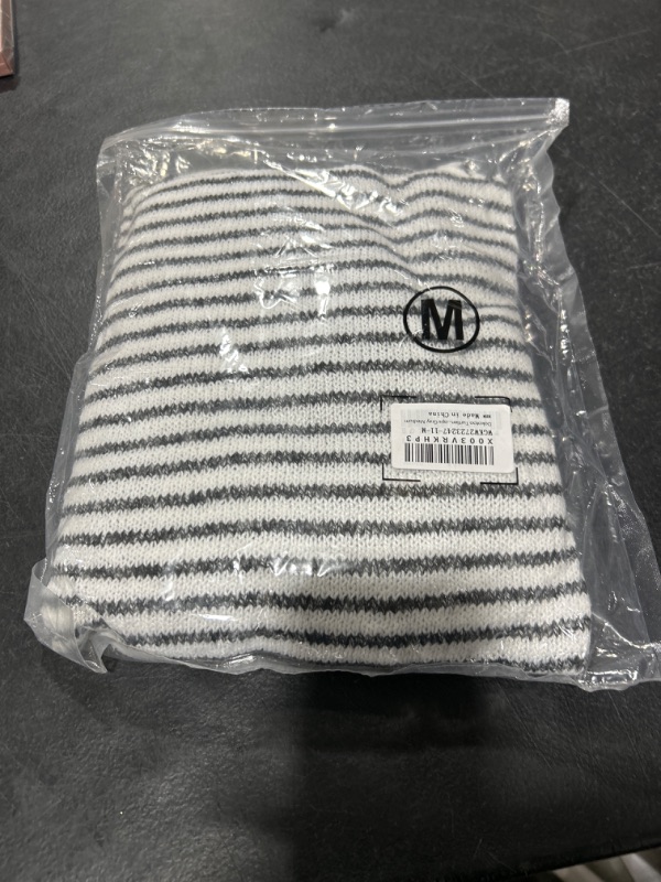 Dokotoo Womens Oversized Turtleneck Pullover Sweaters 2023 Striped Warm