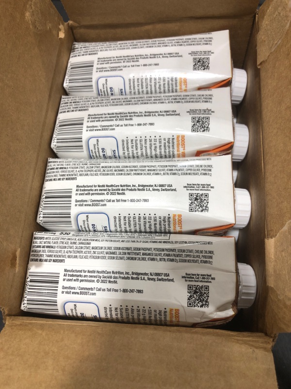 Boost Very High Calorie Chocolate Nutritional Drink 22g Protein, 530