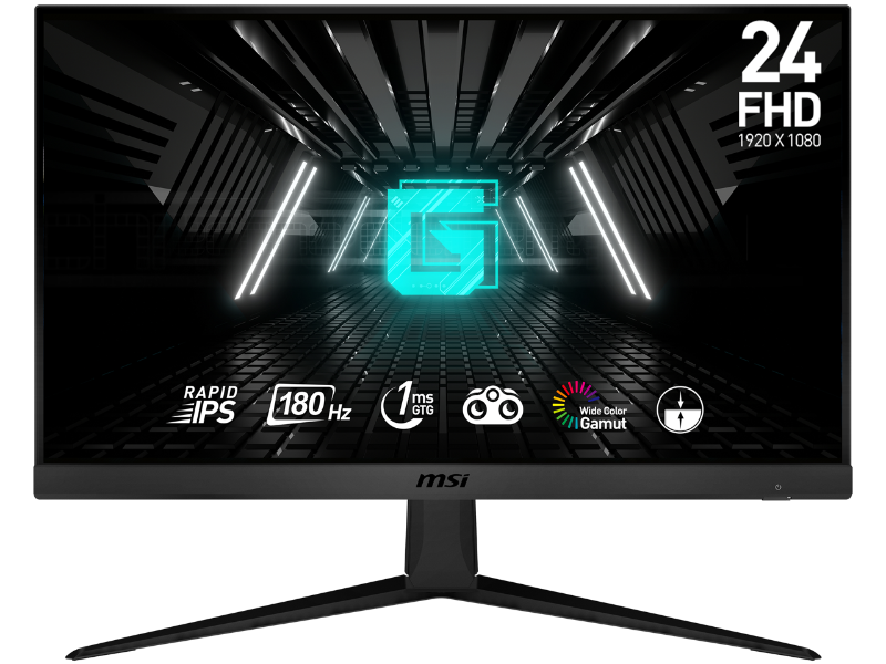 Photo 1 of MSI 24" 180 Hz Rapid IPS FHD Gaming Monitor 1920 x 1080 G2412FMD2412P
