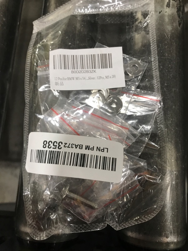 Photo 2 of 12 Pcs/for BMW M5 x 14/14.5/17.5/20, Motorcycle Shell Stainless Steel Screws Bolt Kit, R1200GS LC ADV R1250GS R1200RT S1000XR RR S1000R R1250 F750GS F850GS F900R (Silver / 12Pcs, M5 x 20)