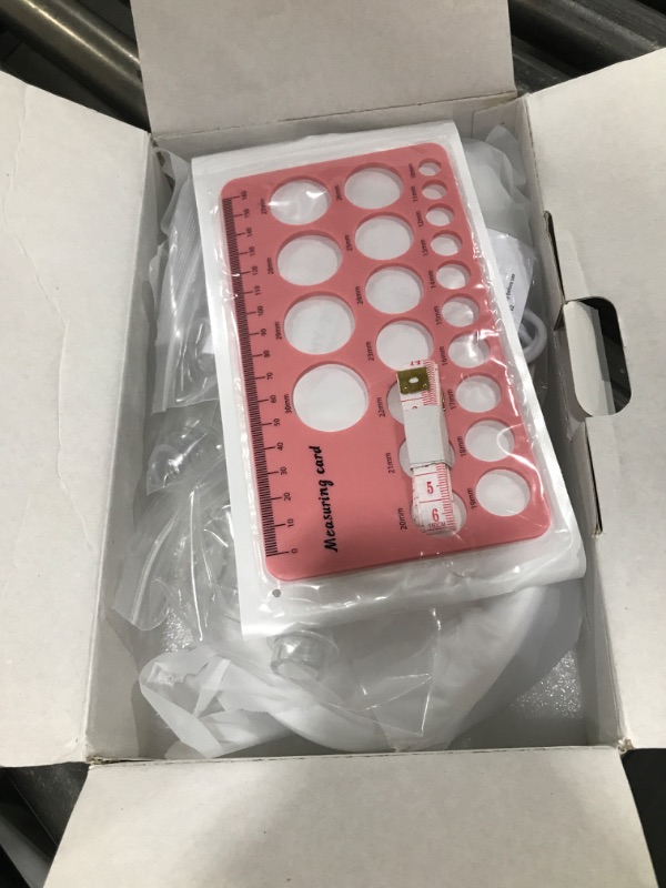 Photo 2 of Breast Pump Hands-Free, [4 Modes & 12 Levels] Double Wearable Strong Suction Pump, [Portable & Lightweight] Include 10PCS Flange Inserts 13/15/17/19/21mm & Nipple Ruler