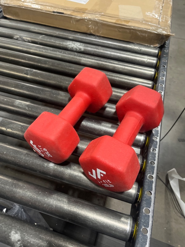 Photo 2 of JFIT Neoprene Dumbbell Pairs, 20 LB