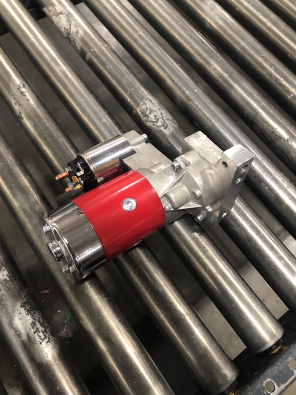 Photo 1 of Tuningsworld 3HP High Torque Mini Starter 18493 for Chevy SBC BBC 262-454 V6&V8 153 168 Tooth, Red