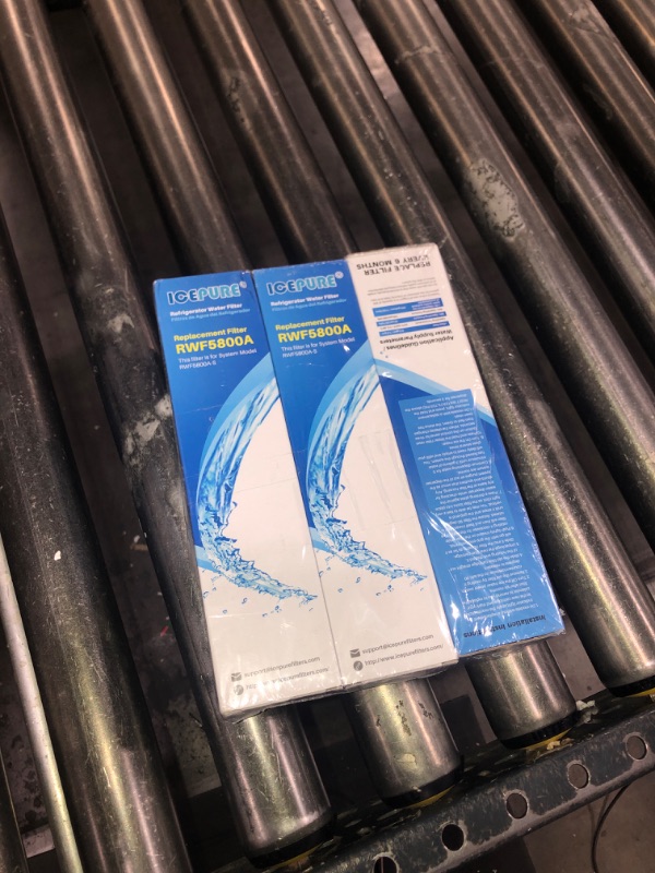 Photo 1 of ICEPURE RWF5800A Refrigerator Water Filter Compatible with Frigidaire EPTWFU01, EWF02, Pure Source Ultra II, 3PACK