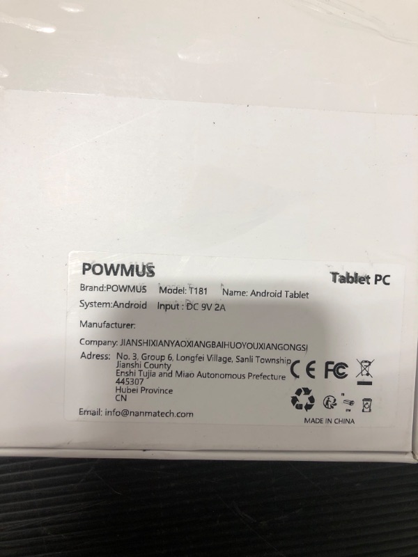 Photo 1 of POWMUS Tablet 14 inch Ultra Big Android 14 Tablets, 256GB Storage(Expand to 1TB),36GB(12+24) RAM, 11580 mAh Battery 18W PD Fast Charger, 8 Core 2.0gHz CPU,4 Speakers, 5G WiFi with Case-Black
