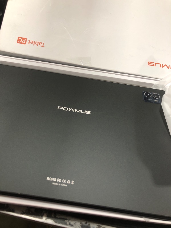 Photo 1 of POWMUS Tablet 14 inch Ultra Big Android 14 Tablets, 256GB Storage(Expand to 1TB),36GB(12+24) RAM, 11580 mAh Battery 18W PD Fast Charger, 8 Core 2.0gHz CPU,4 Speakers, 5G WiFi with Case-Black