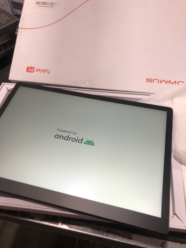 Photo 1 of POWMUS Tablet 14 inch Ultra Big Android 14 Tablets, 256GB Storage(Expand to 1TB),36GB(12+24) RAM, 11580 mAh Battery 18W PD Fast Charger, 8 Core 2.0gHz CPU,4 Speakers, 5G WiFi with Case-Black