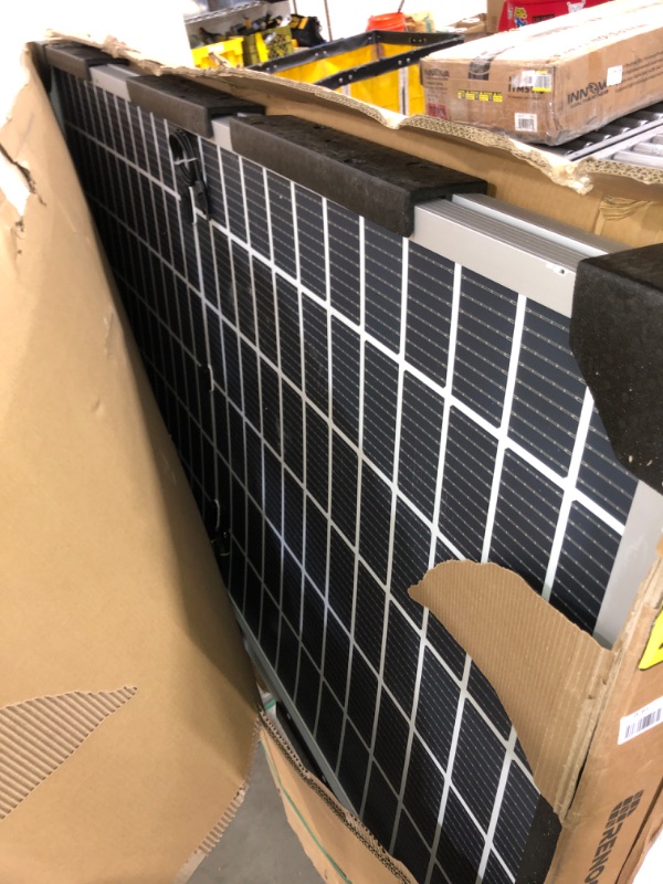 Photo 4 of Renogy Bifacial 2pcs 550 Watt Solar Panels 12/24 Volt Monocrystalline PV Power Charger On/Off-Grid 1100W Supplies for Rooftop Charging Station Farm Yacht and Other Off-Grid Applications
