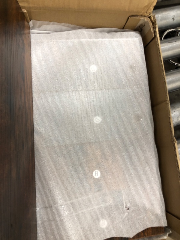 Photo 1 of ErgoFocus Dual Monitor Stand Riser with Drawer-Adjustable Length and Angle, Monitor Stand Riser for 2 Monitors, Desktop Organizer Stand for Computer/Laptop/PC/Printer (Rust Brown)