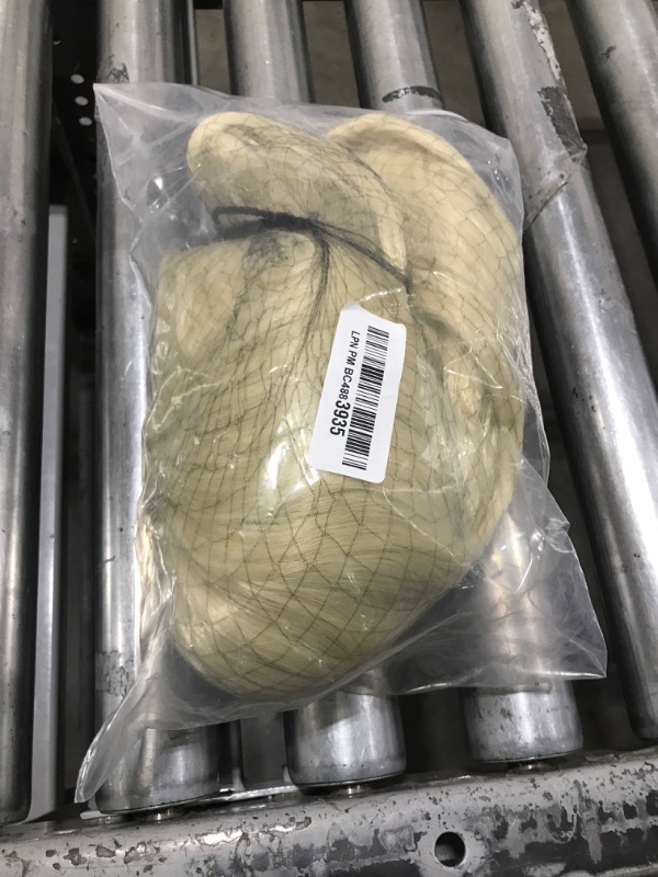 Photo 1 of Beehive Wig Blonde Women 60s Vintage Long Curly Bouffant Updo Victorian Fembot Wig 50s 70s Costume Married Housewife Heat Resistant Synthetic Hair Wigs for Halloween Party + Wig Cap