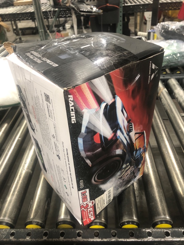 Photo 1 of Supdex High Speed RC Drifting Car, 1:16 20MPH Remote Control Car for Drift and Race, ESP 2.4Ghz Proportional Throttle & Steering Control 4WD Racing Trucks with Led Lights for Adults and Kids