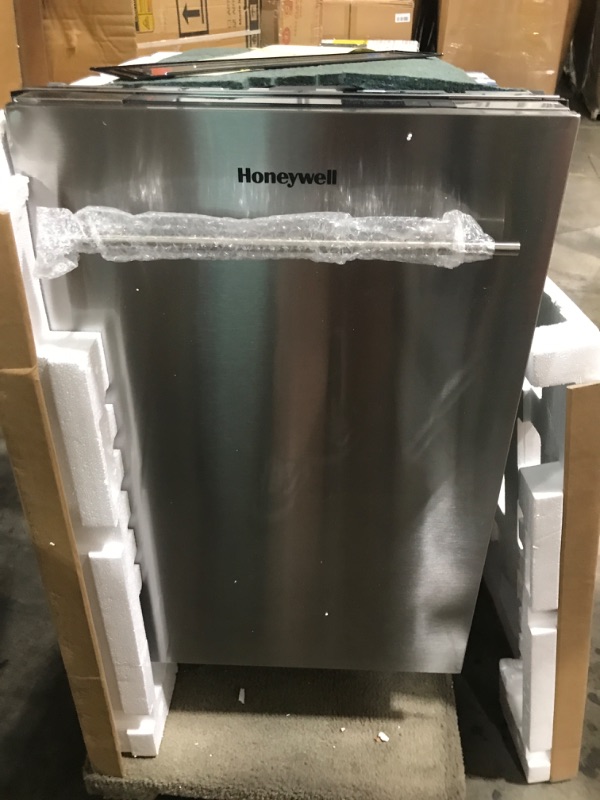 Photo 2 of Honeywell 18 Inch Dishwasher with 8 Place settings, 6 Washing Programs, Stainless Steel Tub, UL/Energy Star- Stainless Steel
