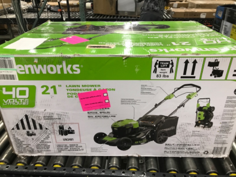 Photo 6 of Greenworks 40V Brushless Self-Propelled Lawn Mower