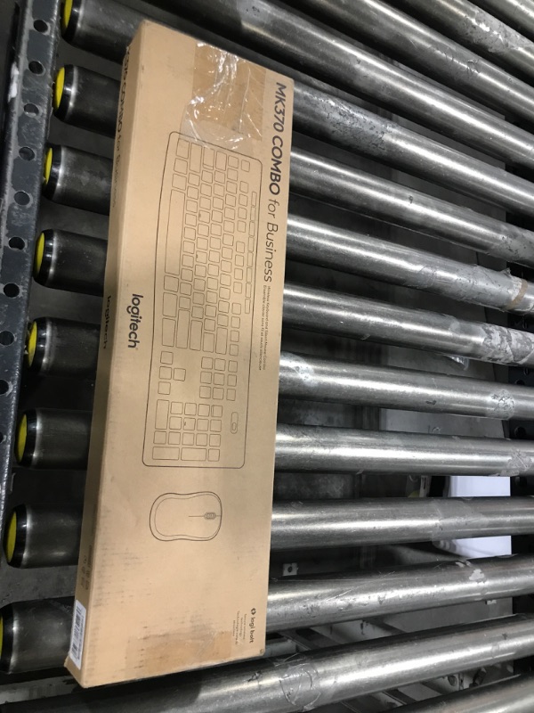 Photo 4 of Logitech MK370 Combo for Business, Wireless Full-Size Keyboard and Wireless Mouse, Secure Logi Bolt USB Receiver, Bluetooth, Globally Certified Windows/Mac/Chrome, Linux - Graphite