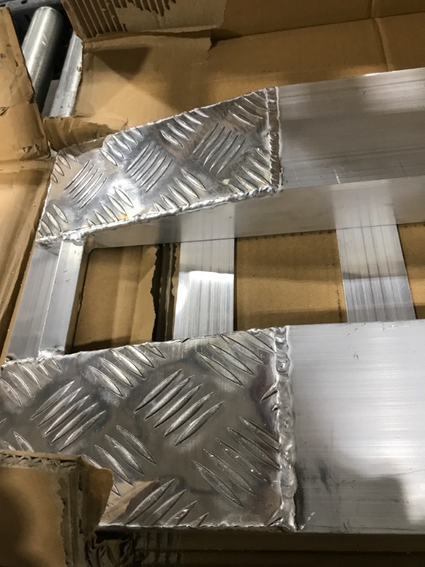 Photo 1 of YITAMOTOR 2pcs 6000lbs 84" x 14" Aluminum Trailer Ramps, Loading Ramps Car ATV Truck Auto Hauler Knife & Hook Ends