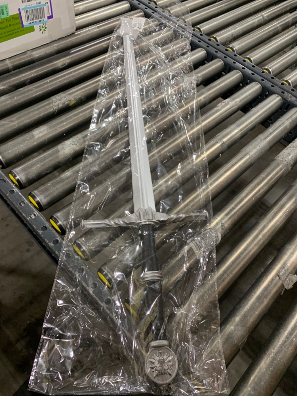 Photo 1 of 41 Inch Medieval Foam Witcher Hunting Long Sword for Cosplay LARP Costume Hollween (Steel)